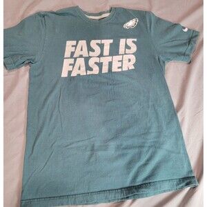 Philadelphia Eagles medium shirt "Fast Is Faster" Green